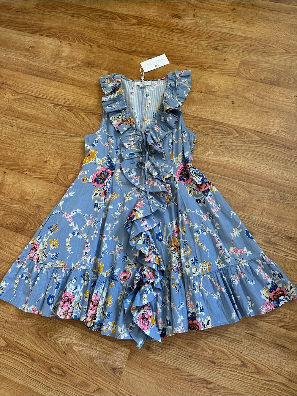 NWT Caroline Constas Kylah Print Floral Mini Dress XS - Picture 16 of 16